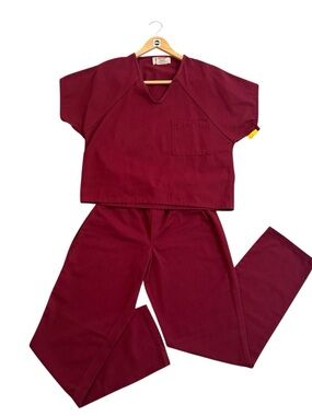 BOB BARKER Movie and TV Clothes S SCREEN-USED 2 PC inmate WITH COSTUMES DEPT TAG